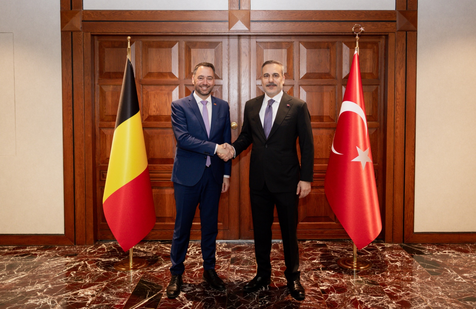 Türkiye-Belçika temasları: Fidan ve Prevot Ankara’da bir araya geldi
