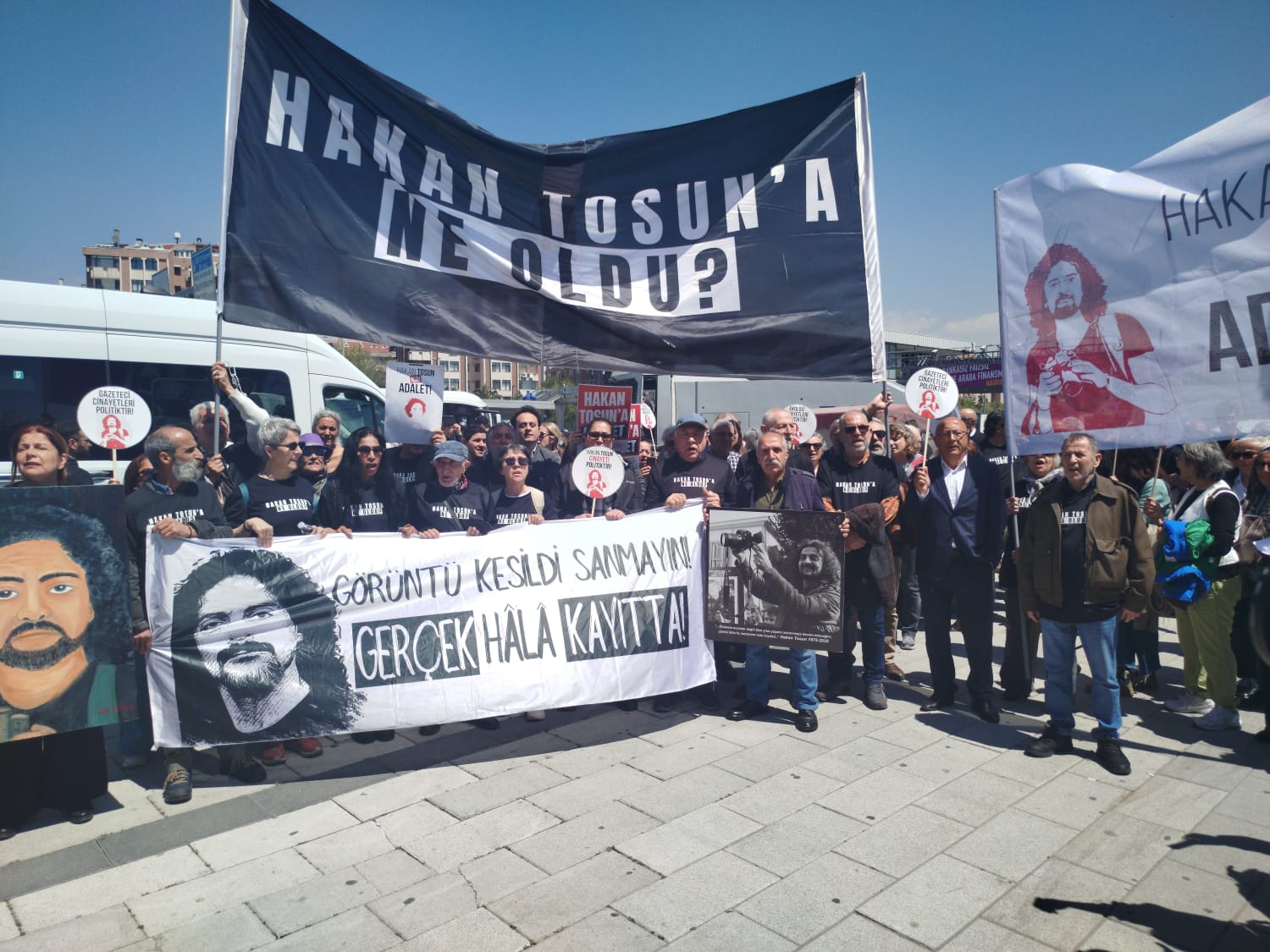 Gazeteci Hakan Tosun davası: Polis yürüyüşü engelledi