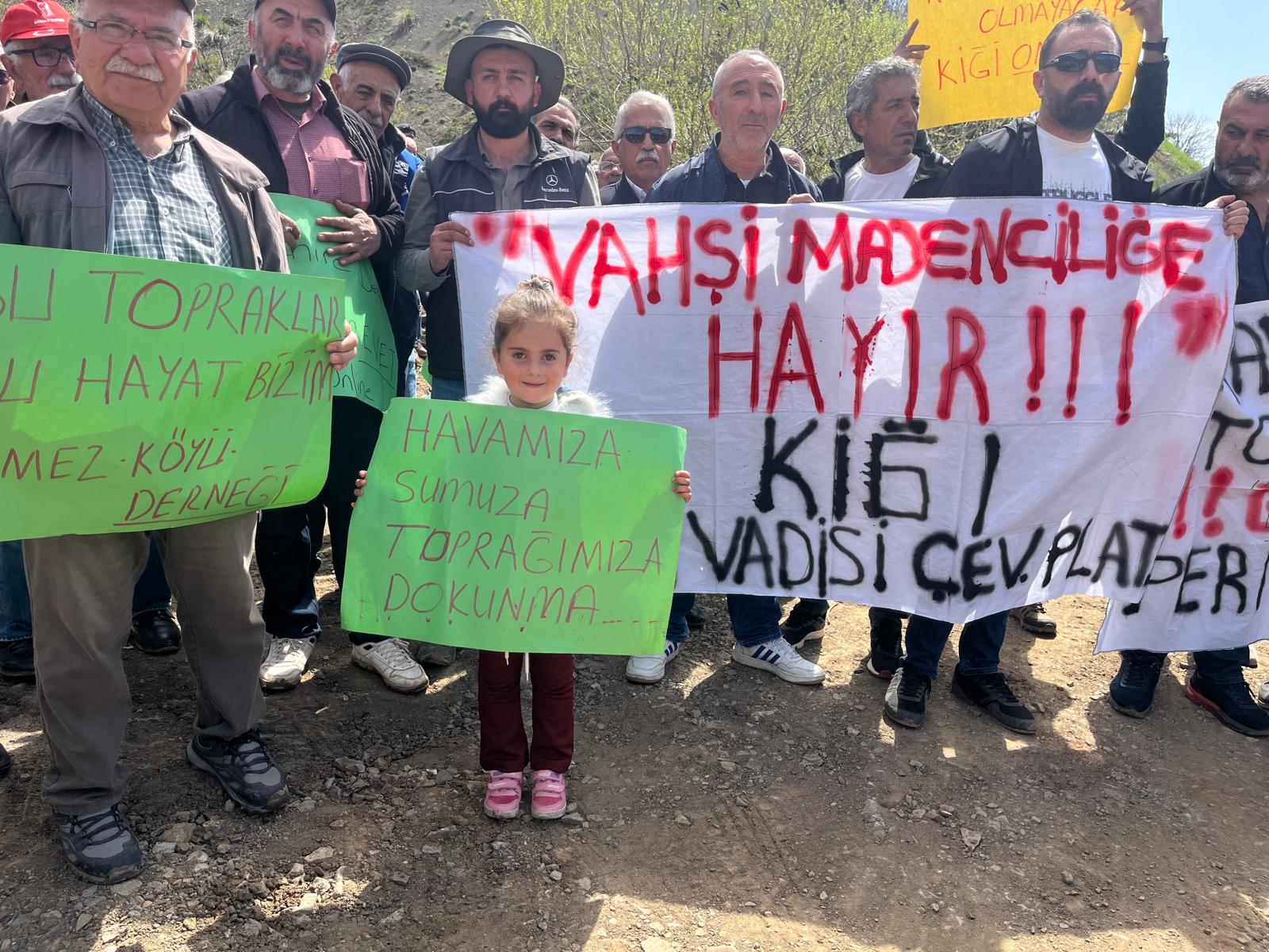 Kiğı’dan madene karşı ortak bildiri: ‘Yaşam hakkımızı savunacağız’