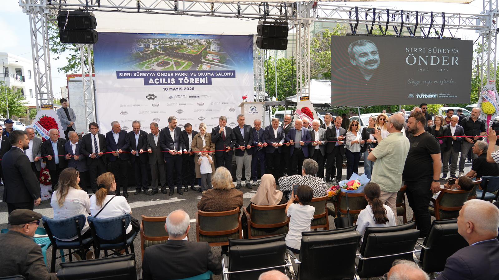 Sırrı Süreyya Önder’in adı Adıyaman Belediyesinin yaptırdığı park ve okuma salonunda yaşayacak