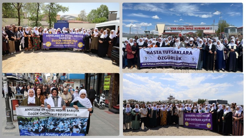 “Barış Anneleri cezaevi önünden seslendi: ‘En güzel hediye barıştır’
