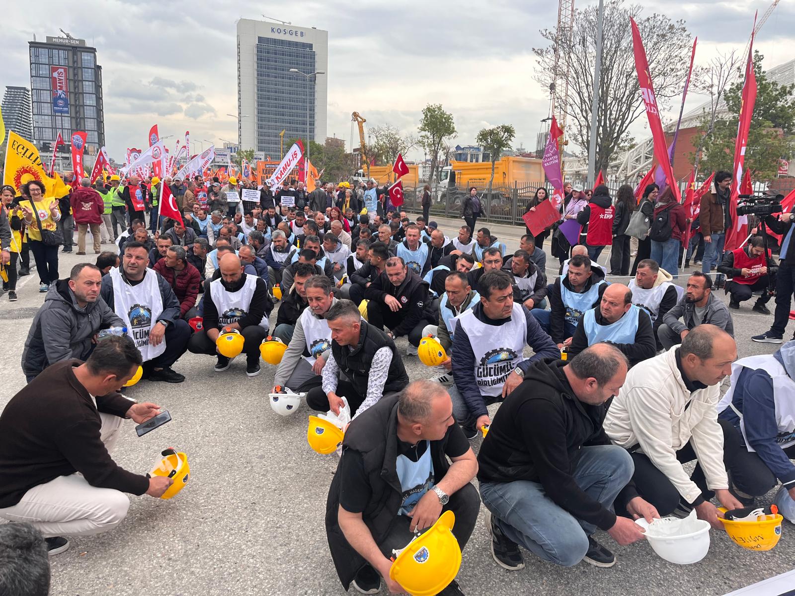 Ankara’da 1 Mayıs Tandoğan Meydanı’nda: Sendikalar ve emekçiler alanda