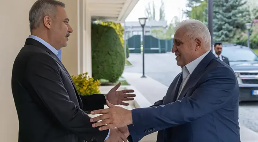 Dışişleri Bakanı Fidan, Haşdi Şabi Komisyonu Başkanı Feyyad ile görüştü