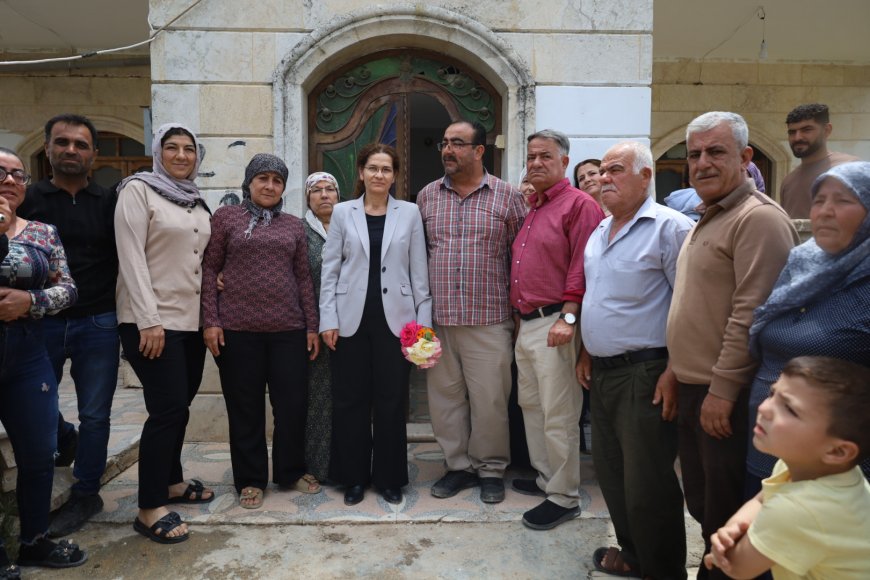 İlham Ahmed, Afrin halkı ile bir araya geldi: Göç sonrası sorunlar ele alındı