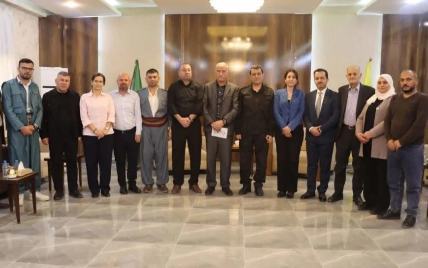 Mazlum Abdi ve İlham Ahmed, Serekaniyelilerin geri dönüşünü görüştü