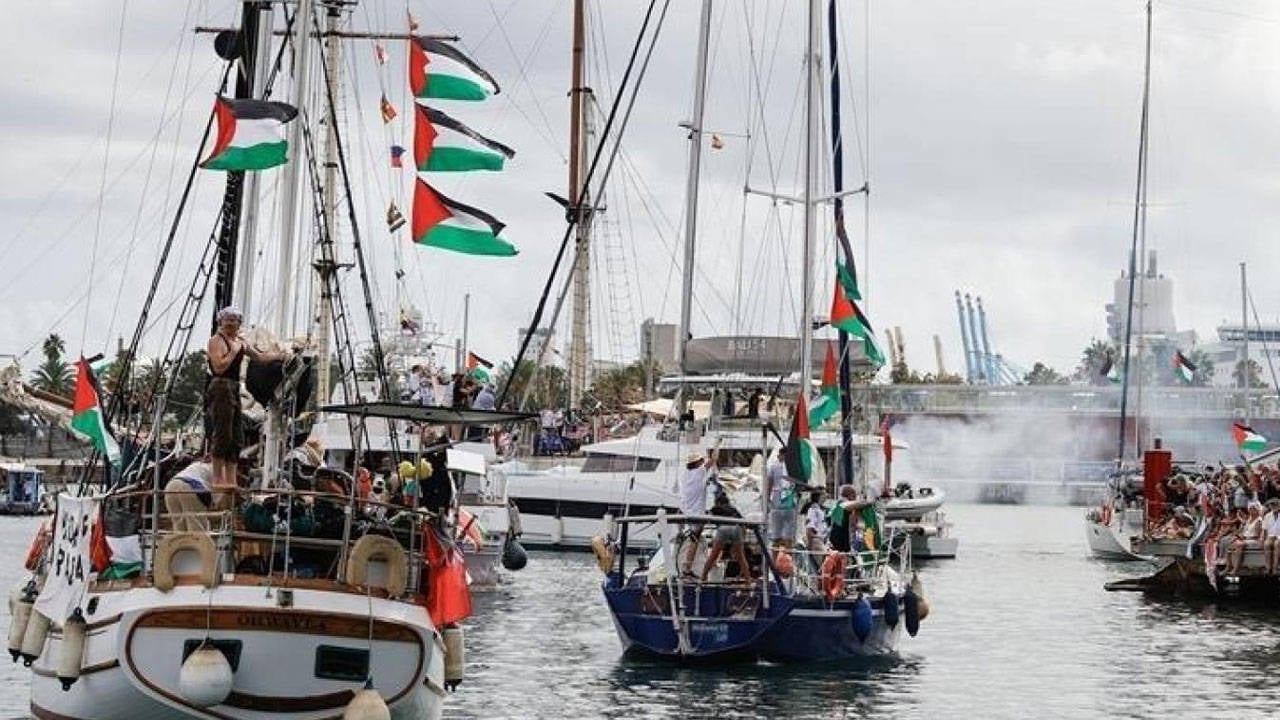 Küresel Sumud Filosu Marmaris’te
