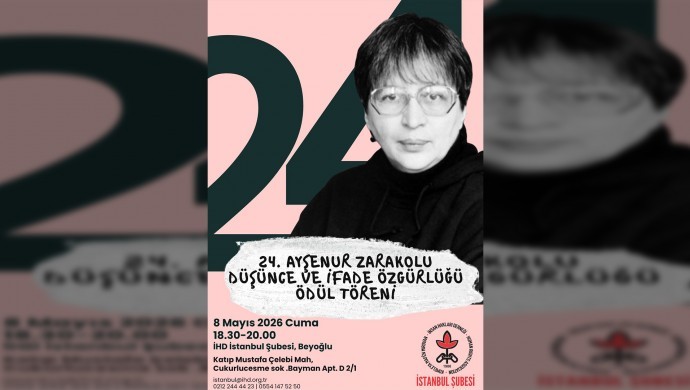 Ayşenur Zarakolu İfade Özgürlüğü Ödül töreni yarın yapılacak