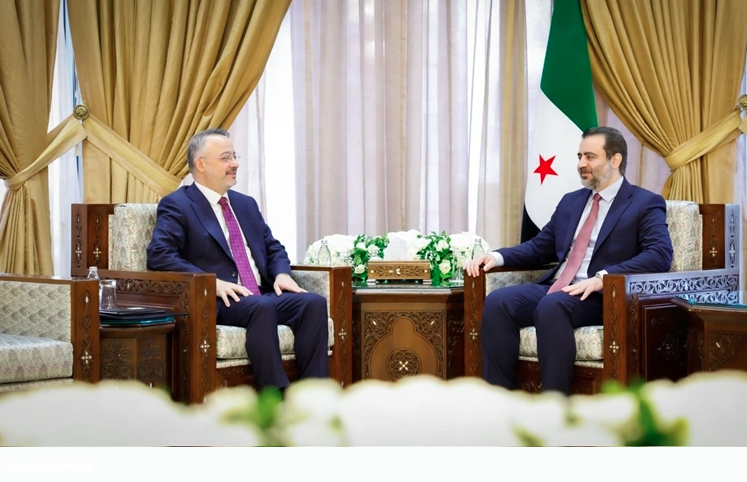 Şeybani, Şam Büyükelçisi Yılmaz ile bir araya geldi
