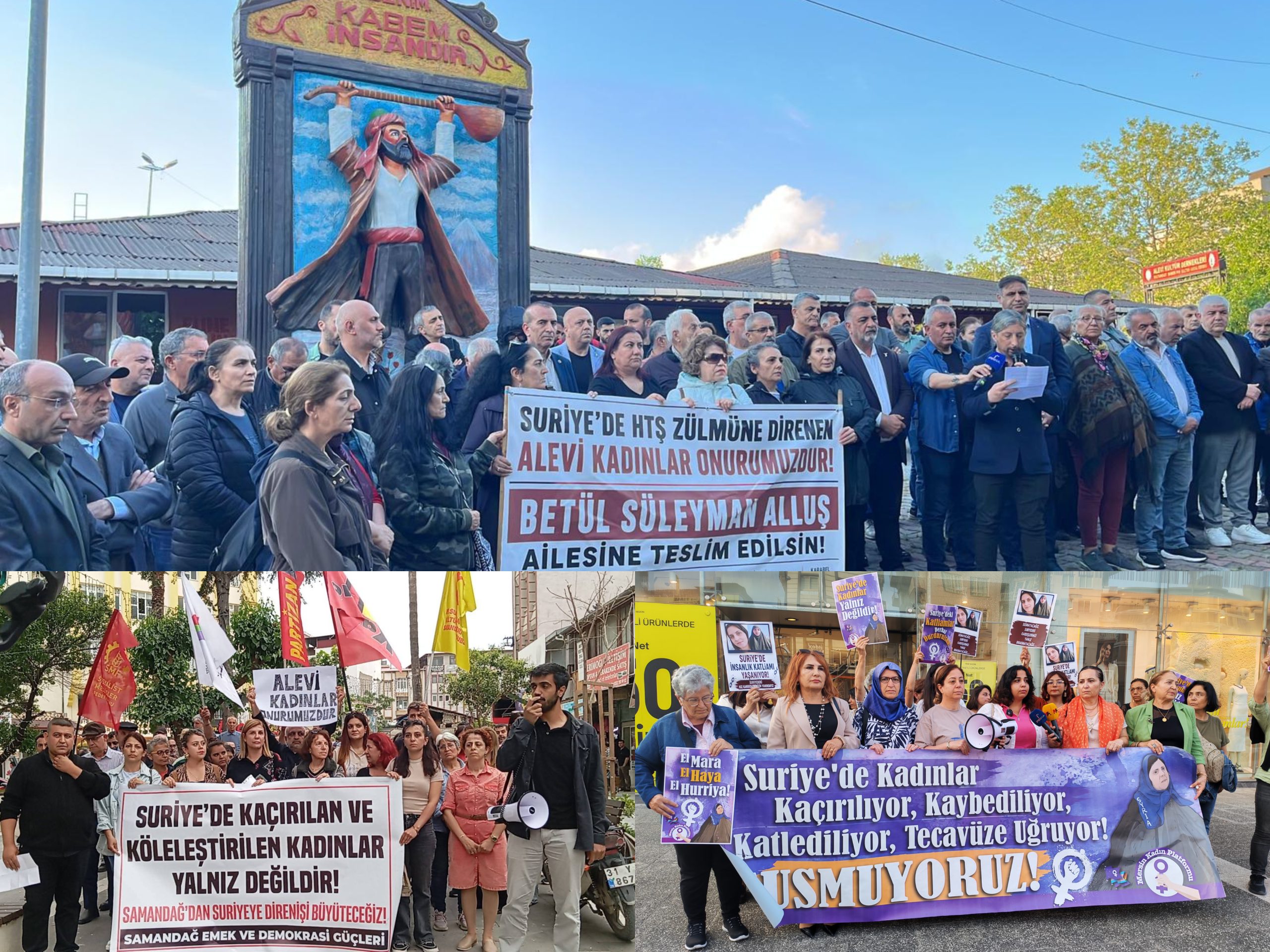 Hatay, Mersin ve İzmir’de Betül Alluş için çağrı: ‘Kaçırılan kadınlar derhal özgür bırakılmalı’