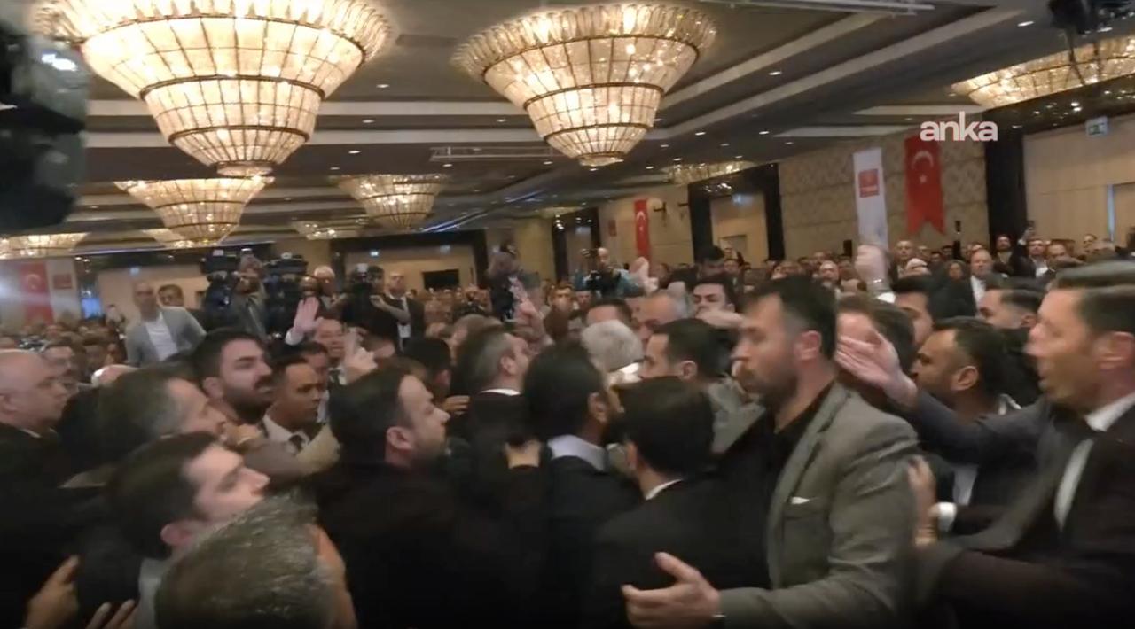 Türkiye Belediyeler Birliği’nin toplantısında İmamoğlu’nun mesajı okununca arbede çıktı