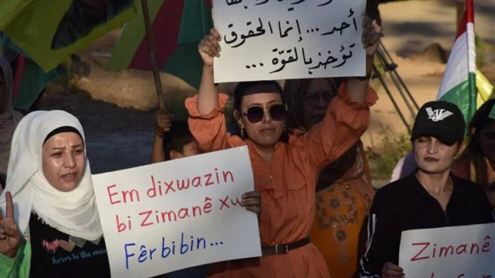 Til Temir’de halk Kürtçe için sokağa çıktı