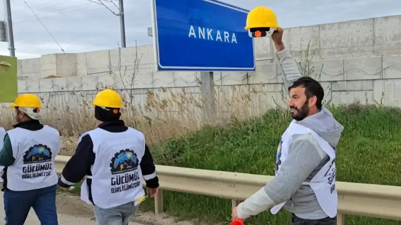 Doruk Madencilik işçileri yeniden Ankara’ya gitme kararı aldı