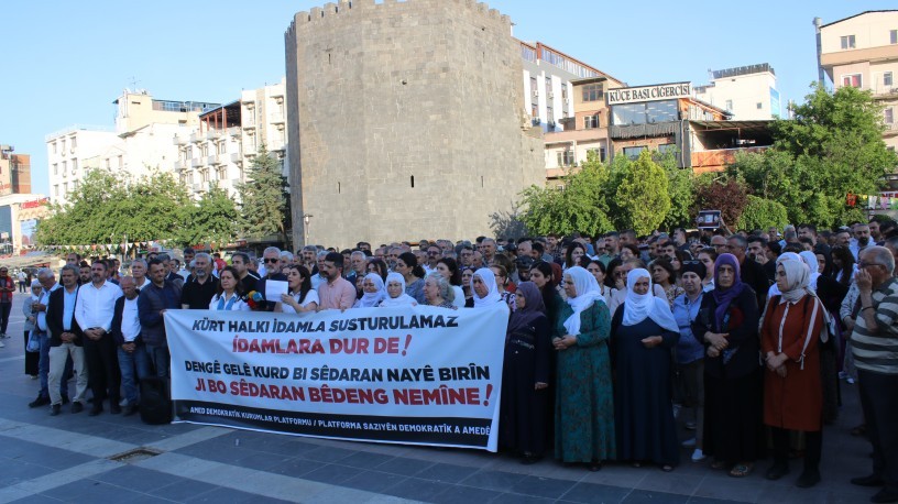 İran’daki idamlar Diyarbakır’da protesto edildi
