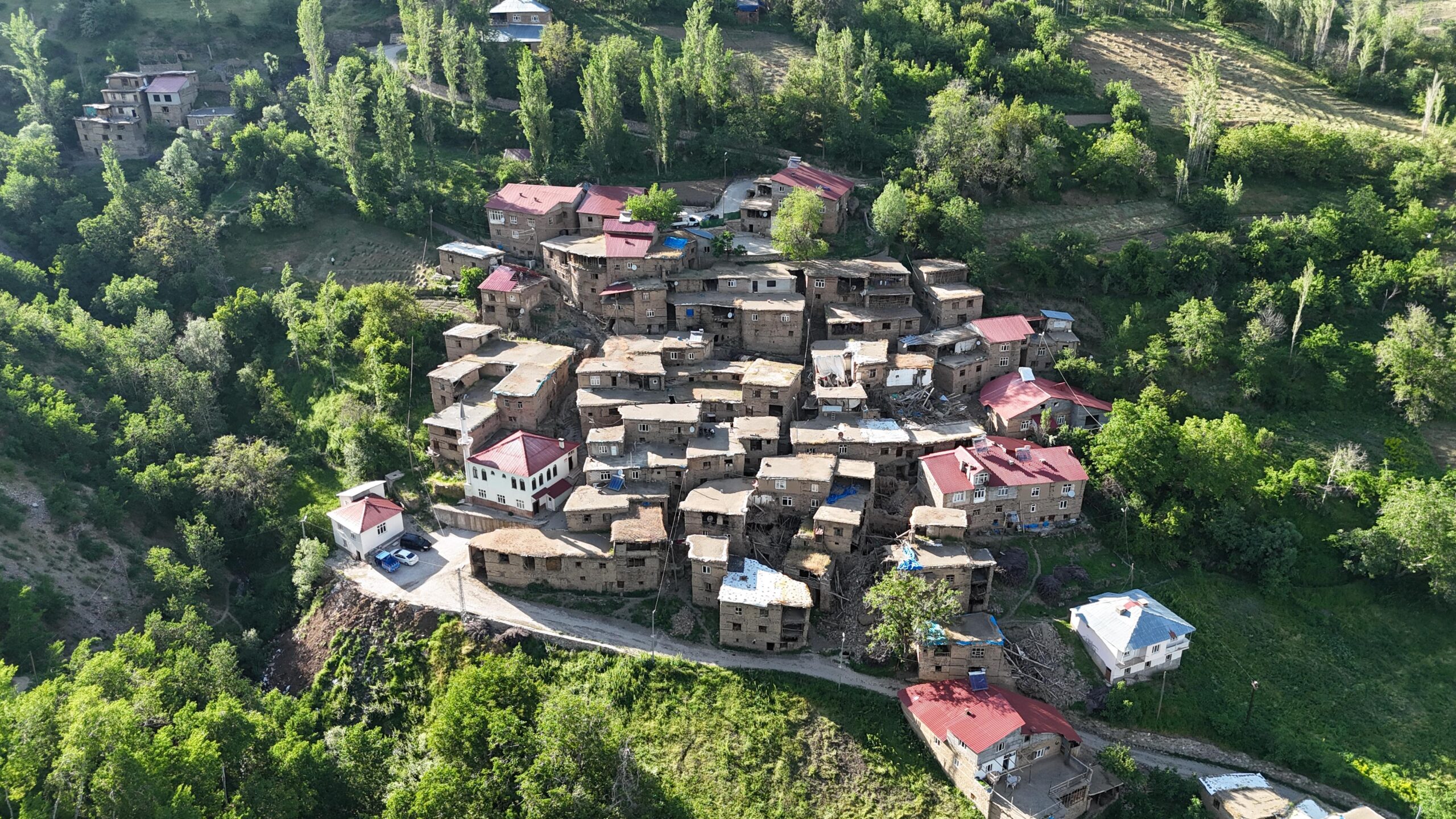 Bitlis’in köylerindeki 300 yıllık taş ve ahşap evler zamana direniyor