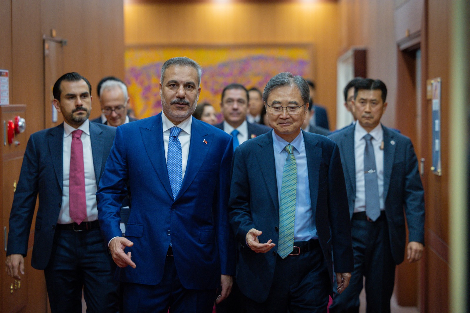 Hakan Fidan, Güney Koreli mevkidaşı Cho ile görüştü