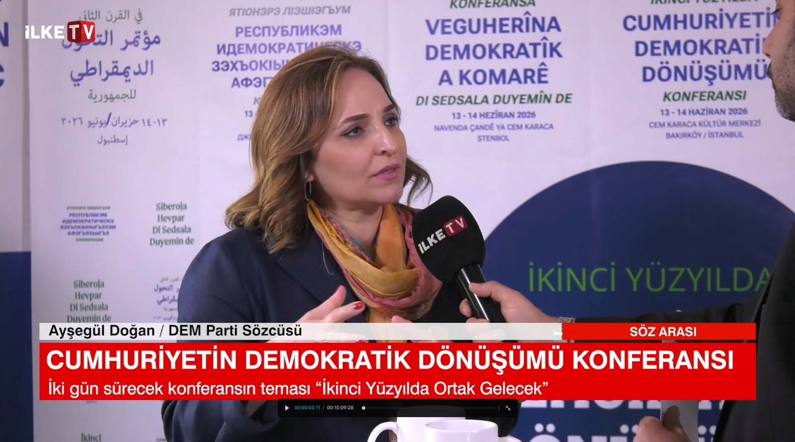 Ayşegül Doğan: Cumhuriyetin içi demokrasiyle ve eşitlikle doldurulmuş olsaydı bugün başka şeyler konuşurduk