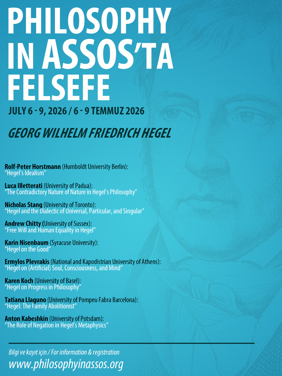 ‘Asos’ta Felsefe’nin bu seneki teması Hegel