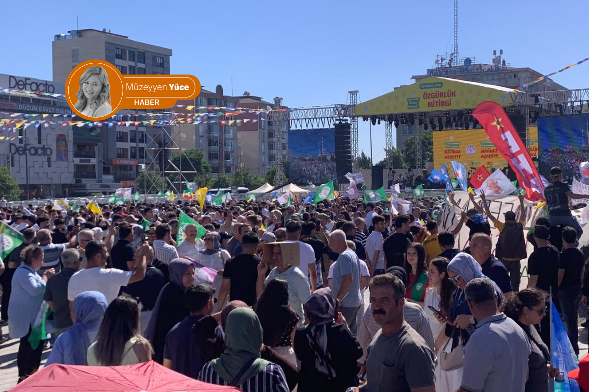 İstanbul’da ‘Özgürlük Mitingi’: ‘Barış için hukuki adım’