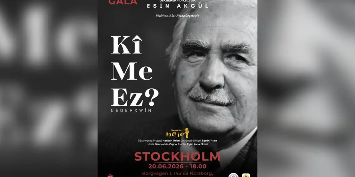 ‘Kî me Ez?’ Stockholm’de gala yapacak: Cegerxwîn belgeseli izleyiciyle buluşuyor