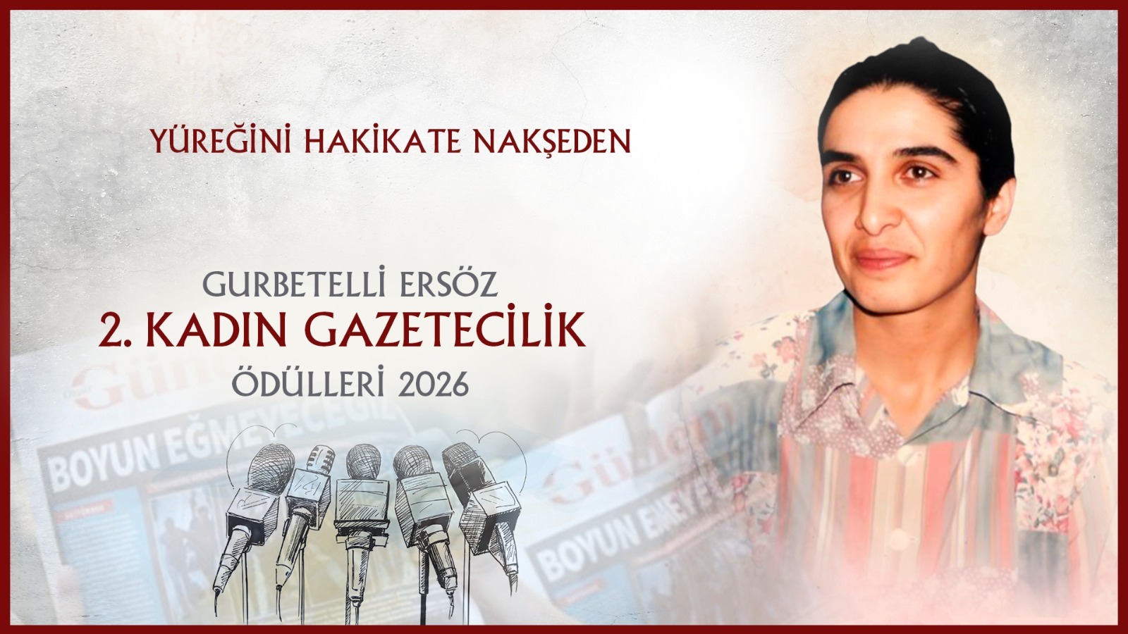 Gurbetelli Ersöz 2. Kadın Gazetecilik Ödülleri için başvurular başladı