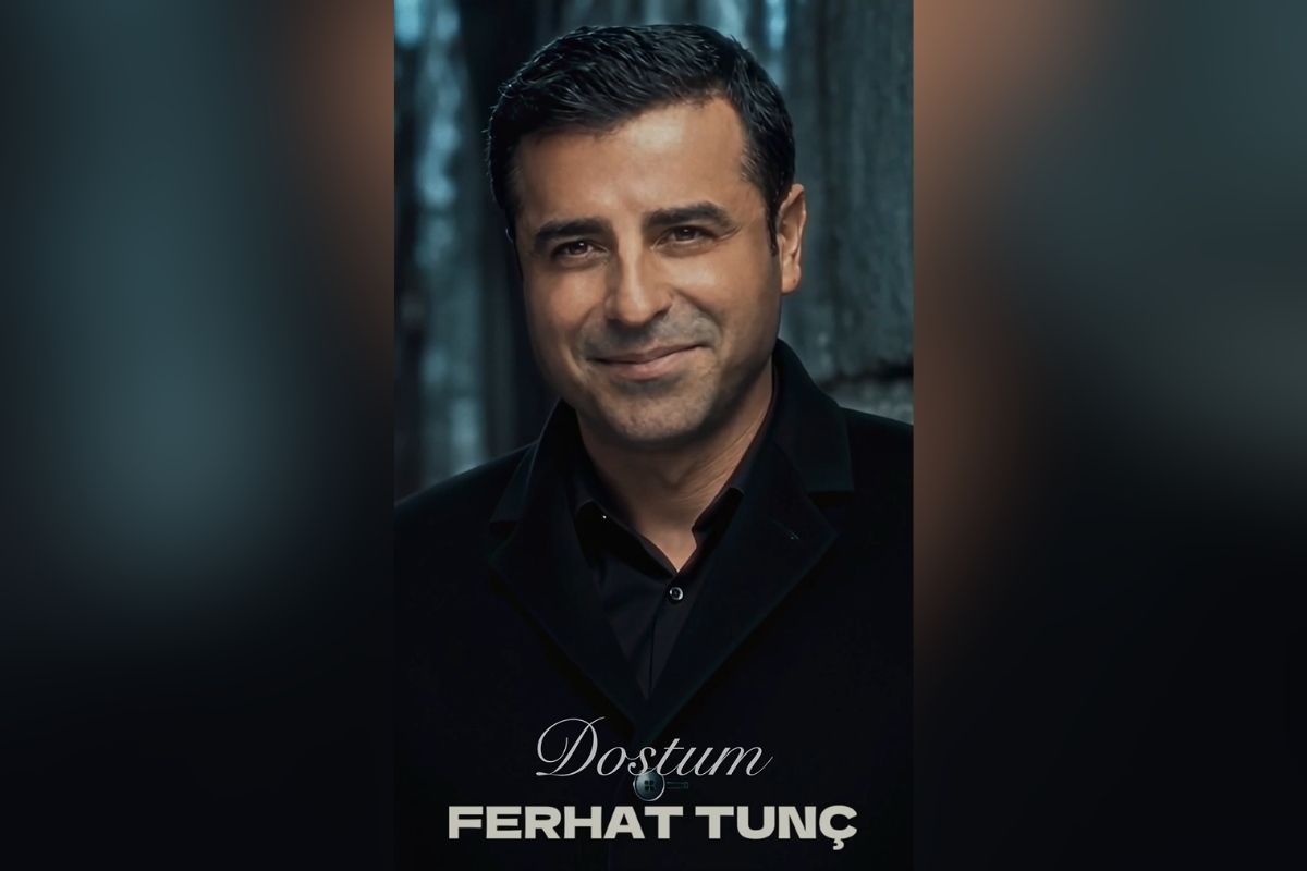 Ferhat Tunç Selahattin Demirtaş için şarkı yaptı: Demirtaş, yapay zeka ile klipte yer aldı