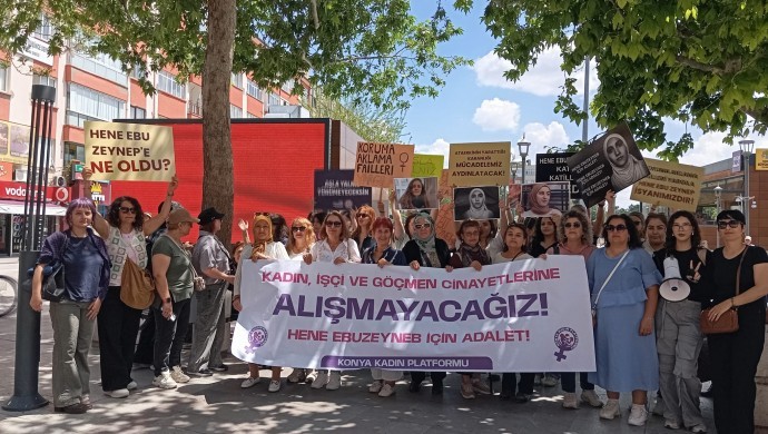 Konya Kadın Platformu Hanaa Ebu Zeyneb için adalet istedi
