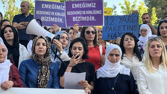 Mardin’de 12’nci Yargı Paketi’ne tepki: ‘Yargı değil gasp paketi’