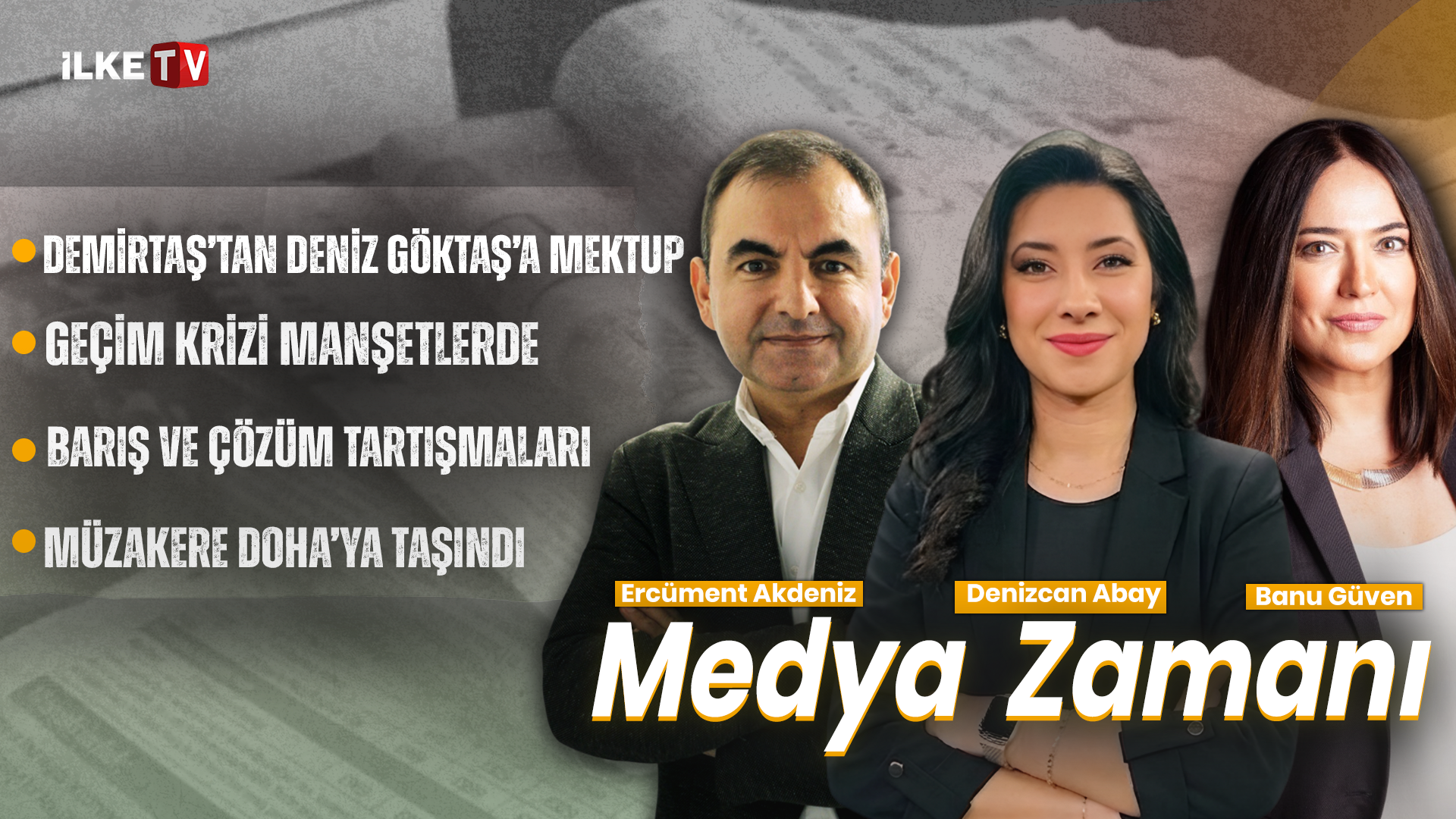 📹Çerçeve yasa, geçim krizi, barış ve çözüm tartışmaları #MedyaZamanı