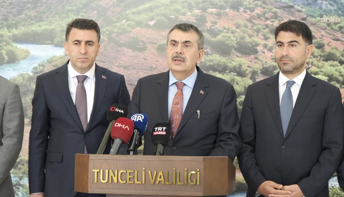 Milli Eğitim Bakanı Yusuf Tekin Dersim’de: ‘Öğrenci sayımız hızla düşüyor’