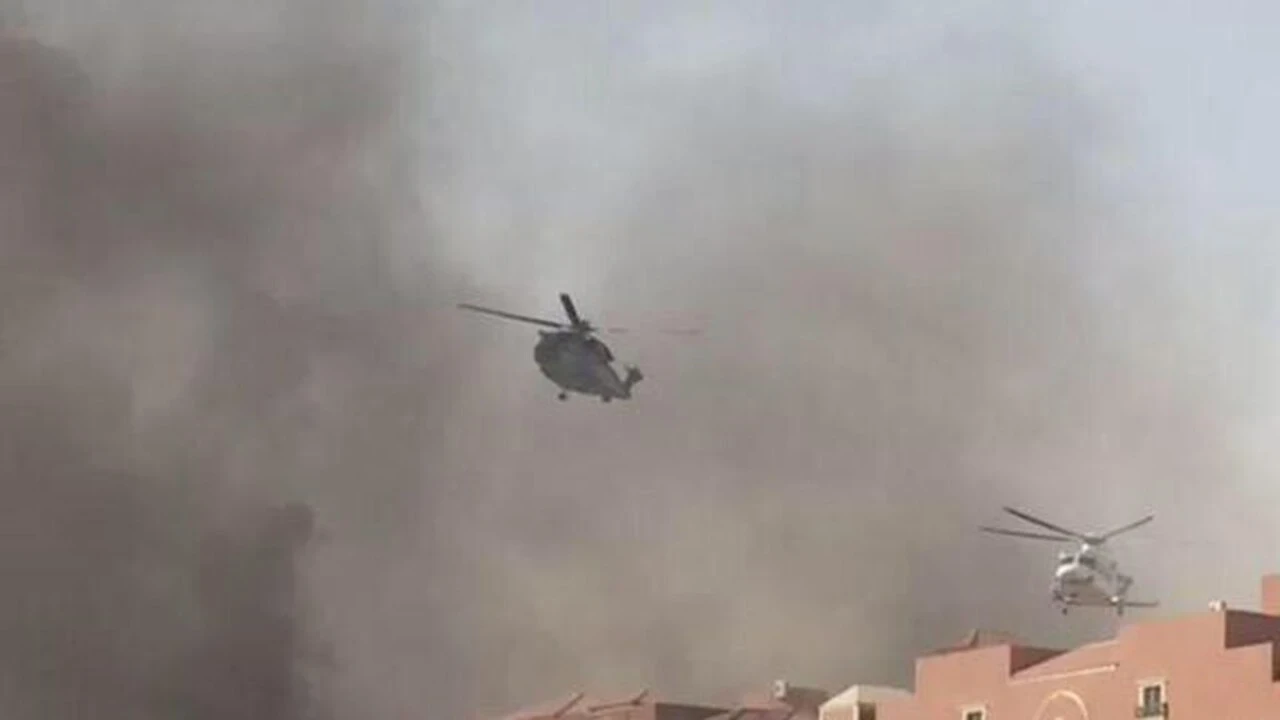 Saudi Arabistan’da petrol şirketine ait bir helikopter düştü: 14 ölü