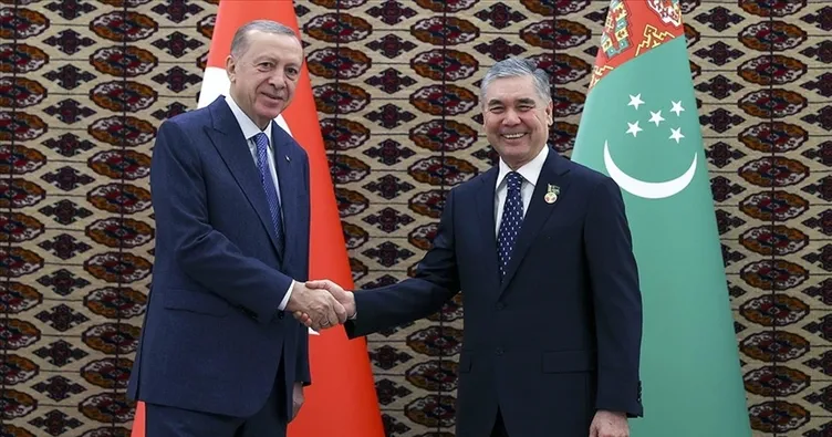 Erdoğan, Türkmenistan Lideri Berdimuhamedov ile görüştü