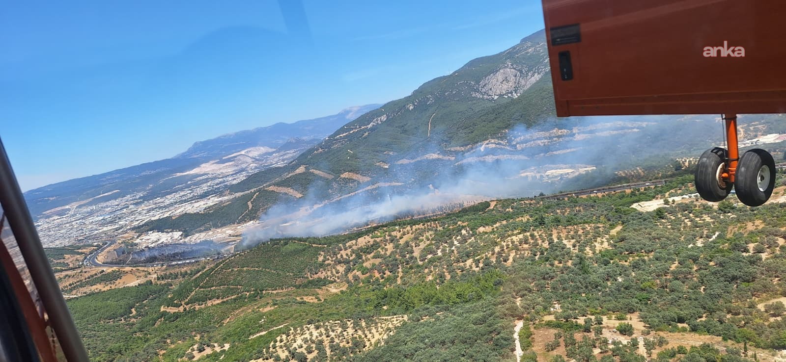 İzmir Buca’da yangın