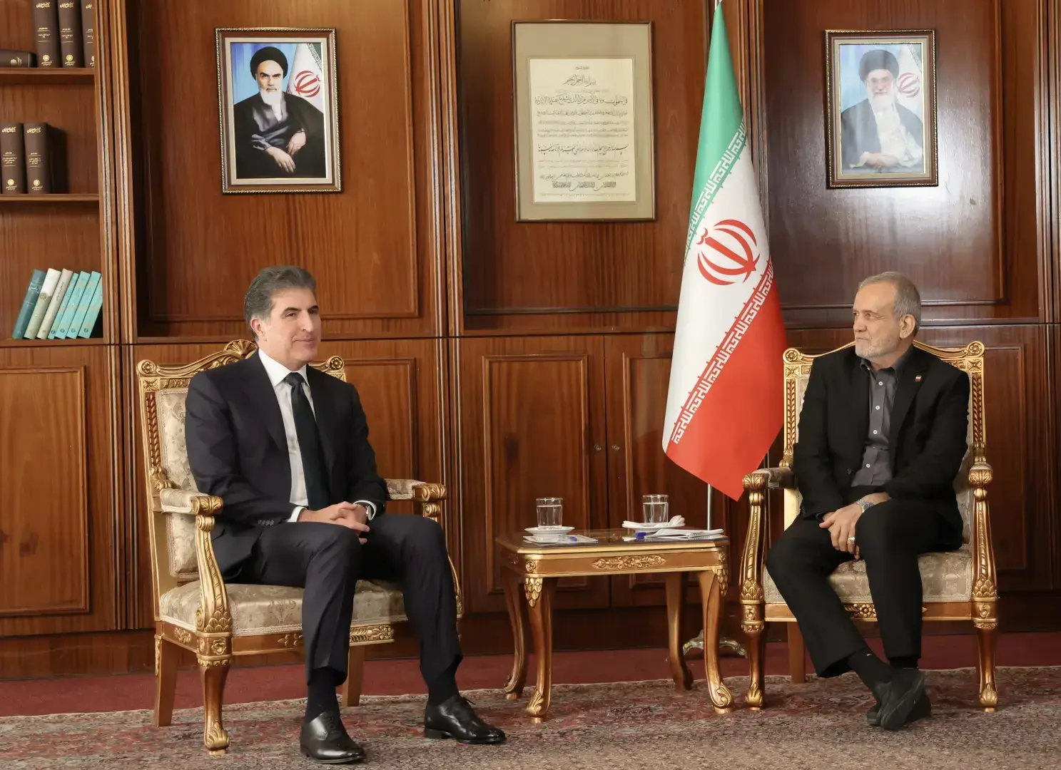 Neçirvan Barzani Tahran’da: Mesud Pezeşkiyan ile görüştü