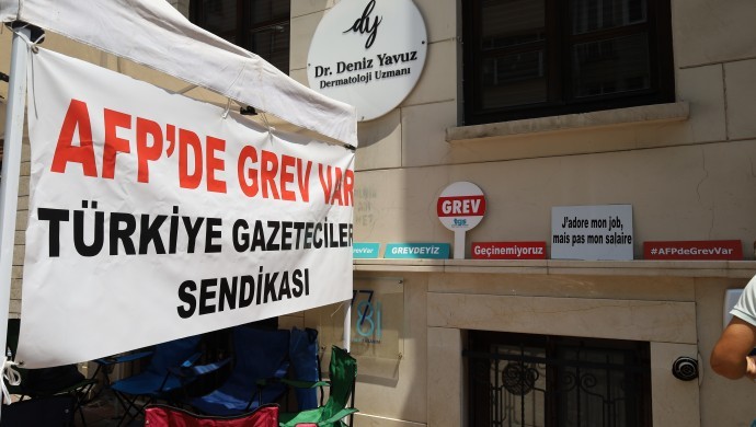 Gazetecilerin grevi 10’uncu gününde