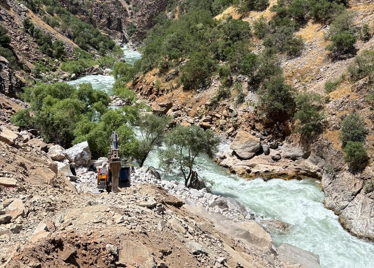 Habur Çayı’na düşen kişiyi arama çalışmaları 8. gününde