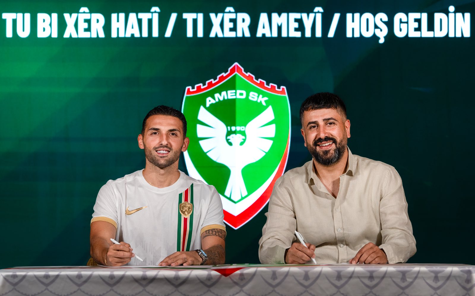 Amedspor, yeni transferi Meraş’ın videolu açıklamasını paylaştı