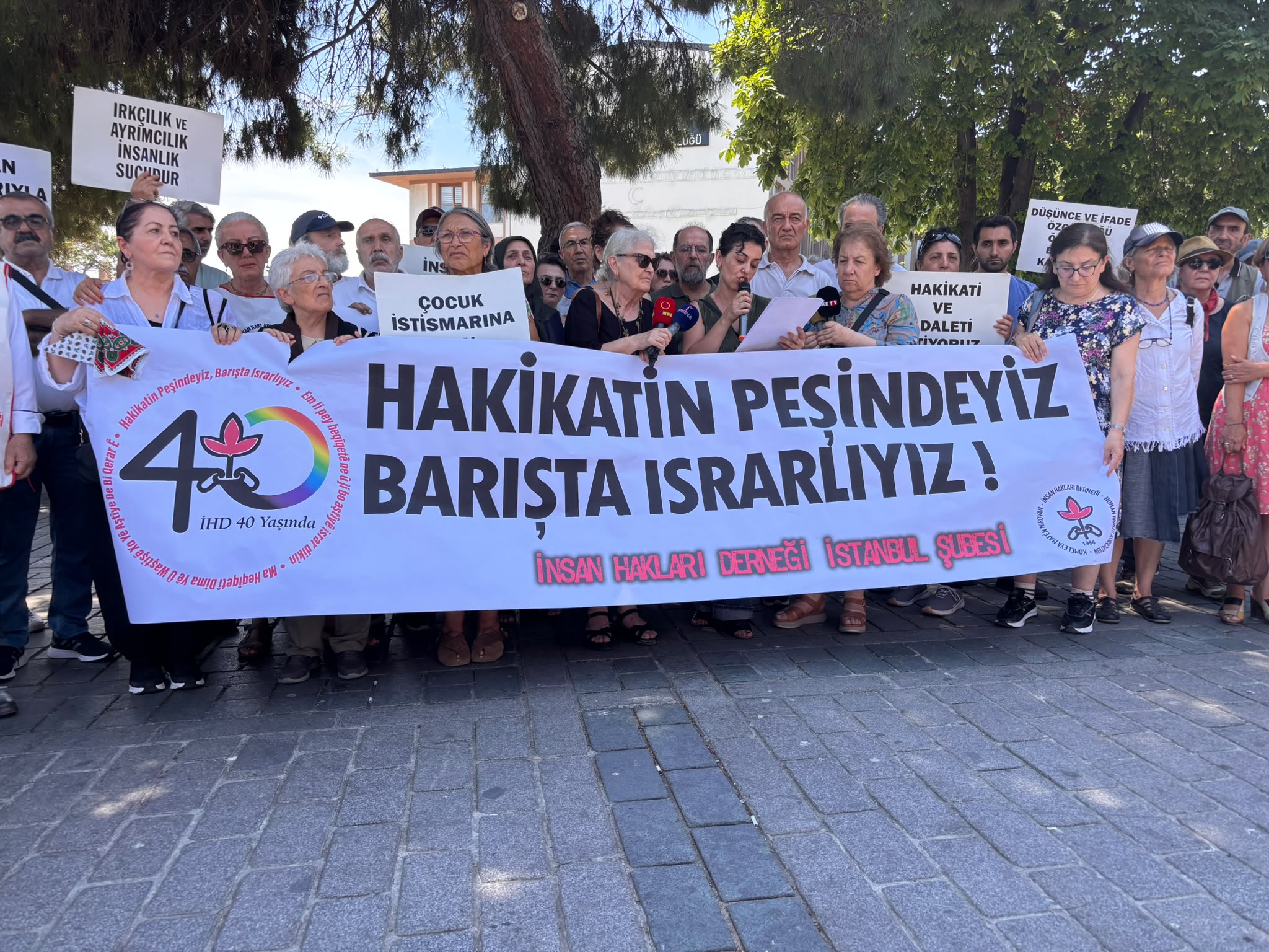 İHD 40. yılında: ‘Hakikatin peşindeyiz, barışta ısrarcıyız’