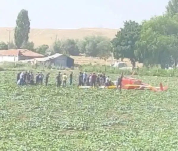 Ankara’da eğitim helikopteri düştü: Yaralılar var