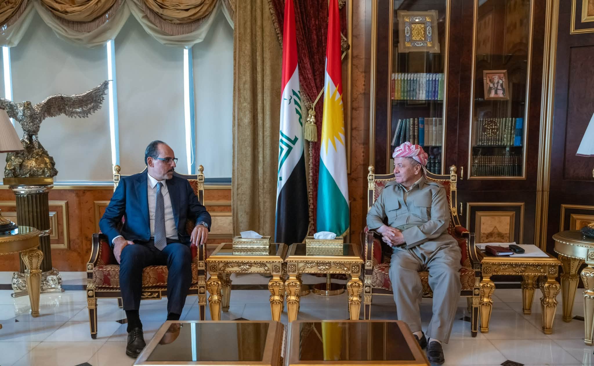 İbrahim Kalın Mesud Barzani ile görüştü