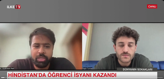 Hindistanlı Akademisyen-Aktivist Patil, İlke TV’ye anlattı: Hamamböceği Öğrenci Hareketi isyanı nasıl başladı?