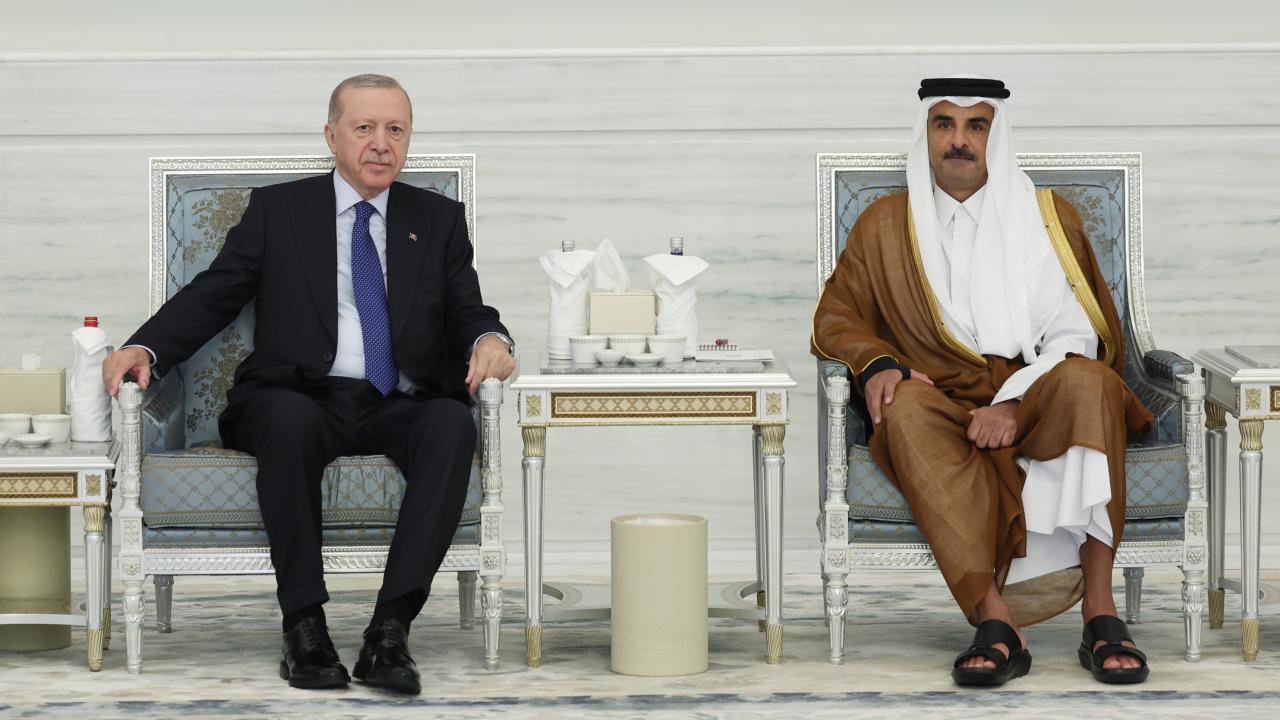 Cumhurbaşkanı Erdoğan Katar’da