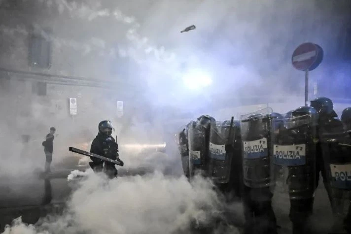 Bologna’da Abderrahim Fakir protestosuna polis müdahalesi: 11 kişi yaralandı
