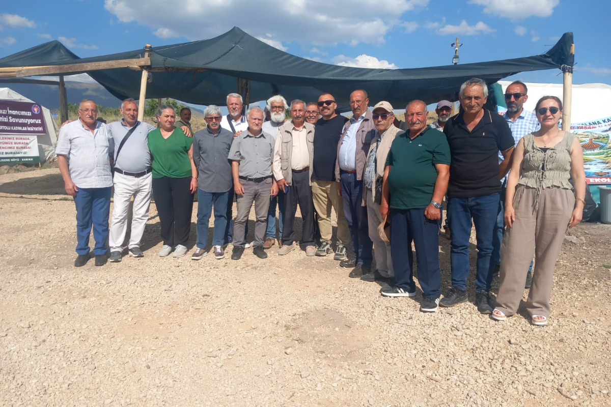 Varto’da JES nöbeti 76. gününde: EMEP’ten dayanışma ziyareti