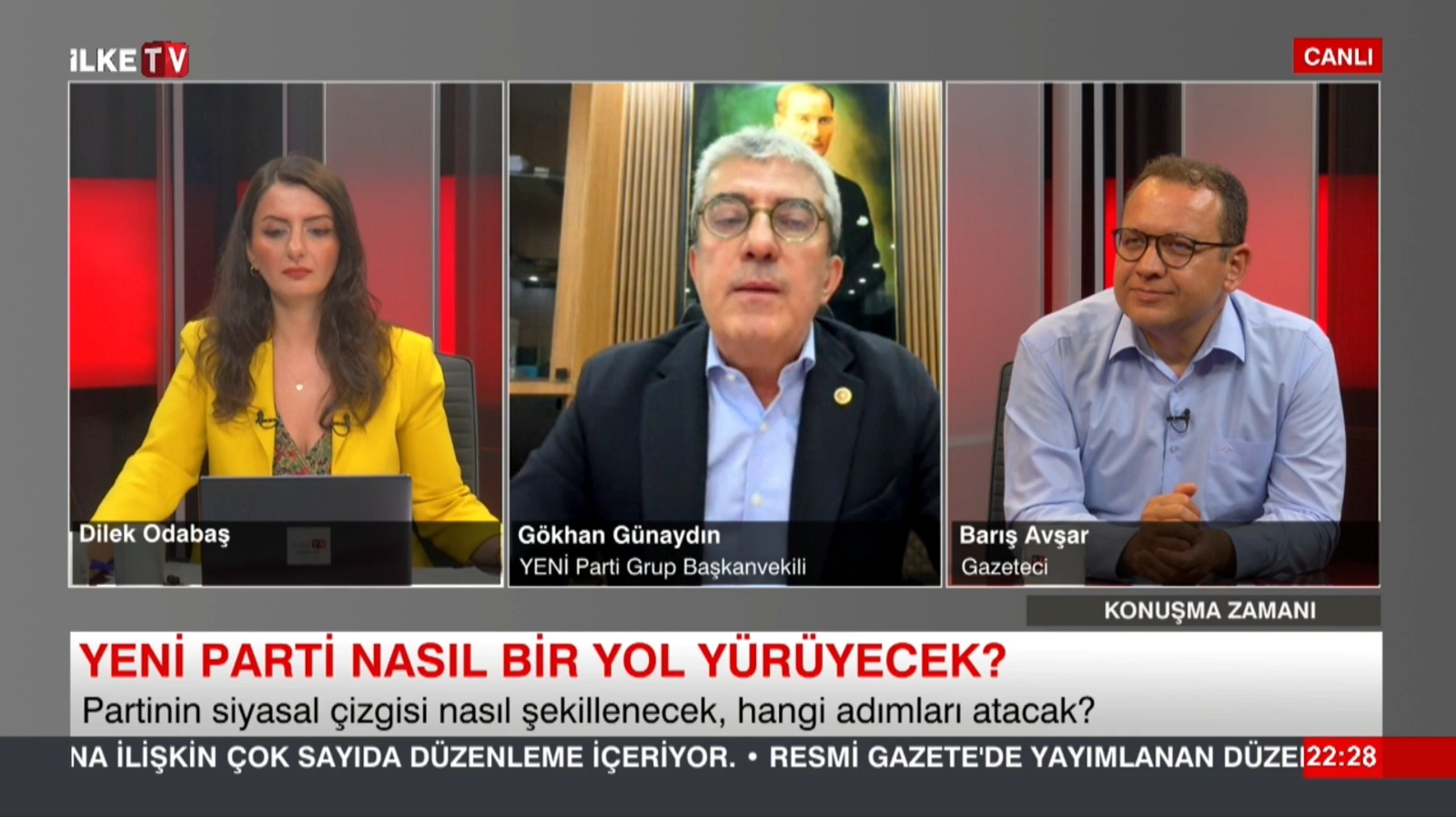 Gökhan Günaydın İlke TV’de konuştu: ‘YENİ Parti’yi halk kurdu’