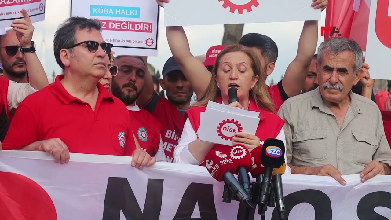 DİSK’ten NATO Zirvesi’ne karşı yürüyüş: ‘Silah değil iş istiyoruz’
