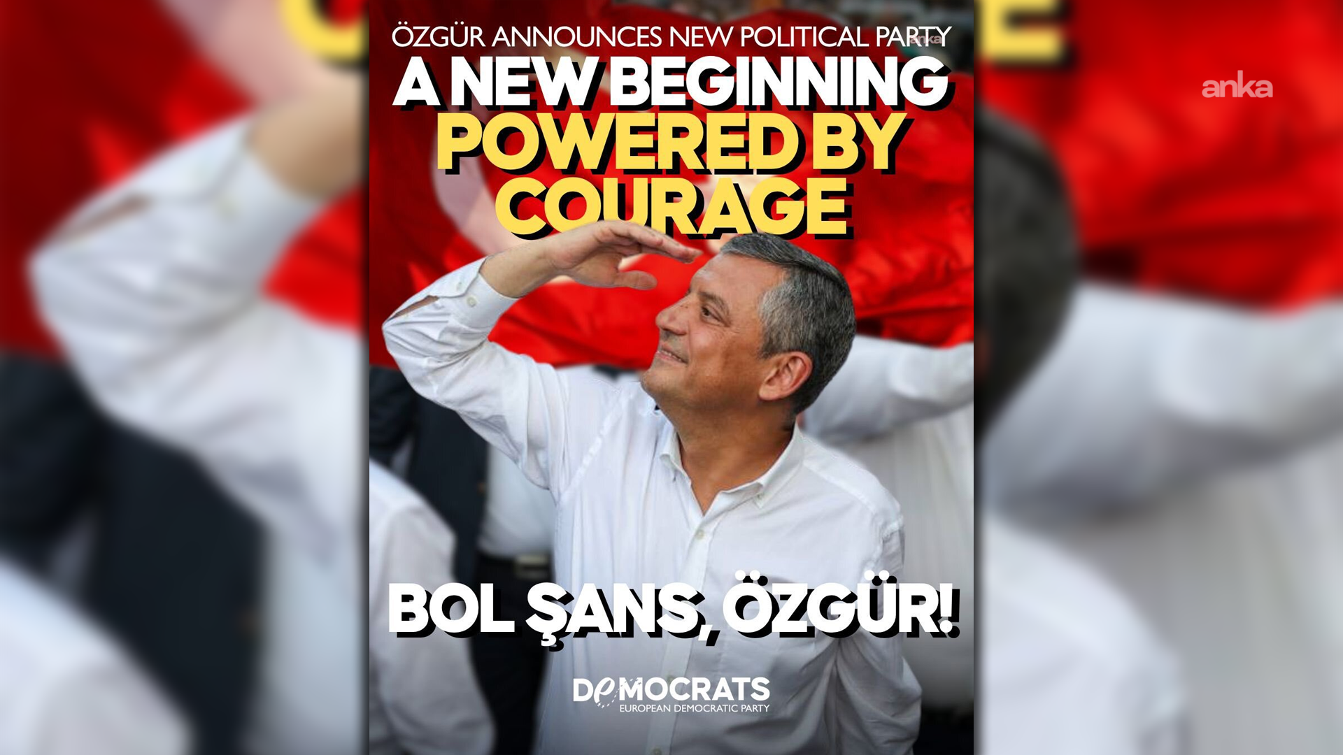 Avrupa Demokrat Partisi’nden Özgür Özel’e destek