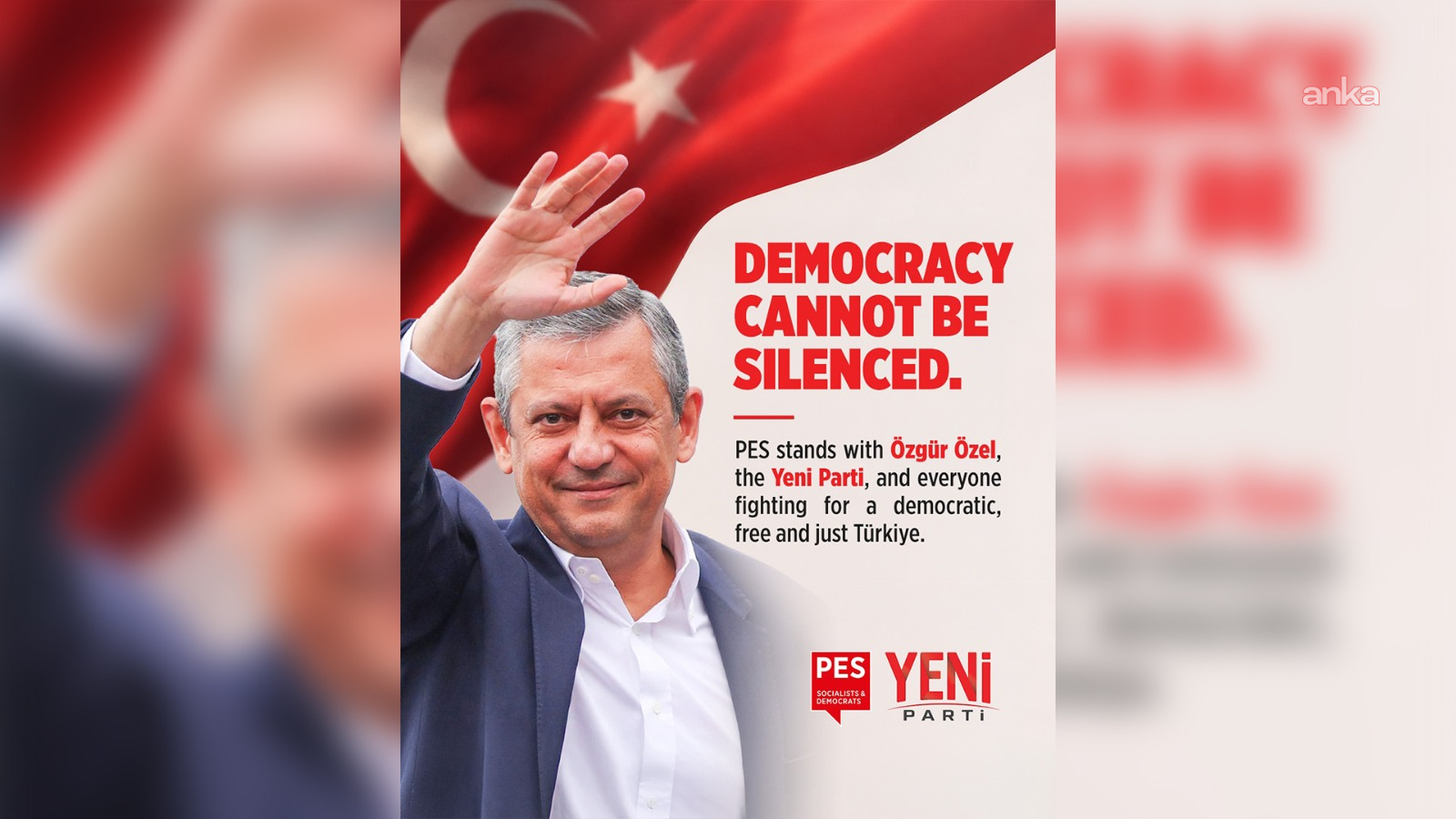 Avrupa Sosyalistler Partisi’nden YENİ Parti’ye destek