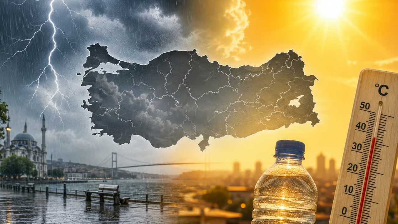 Kuzeyde sağanak, Güneydoğu’da 41 derece: Meteoroloji’den hava durumu raporu