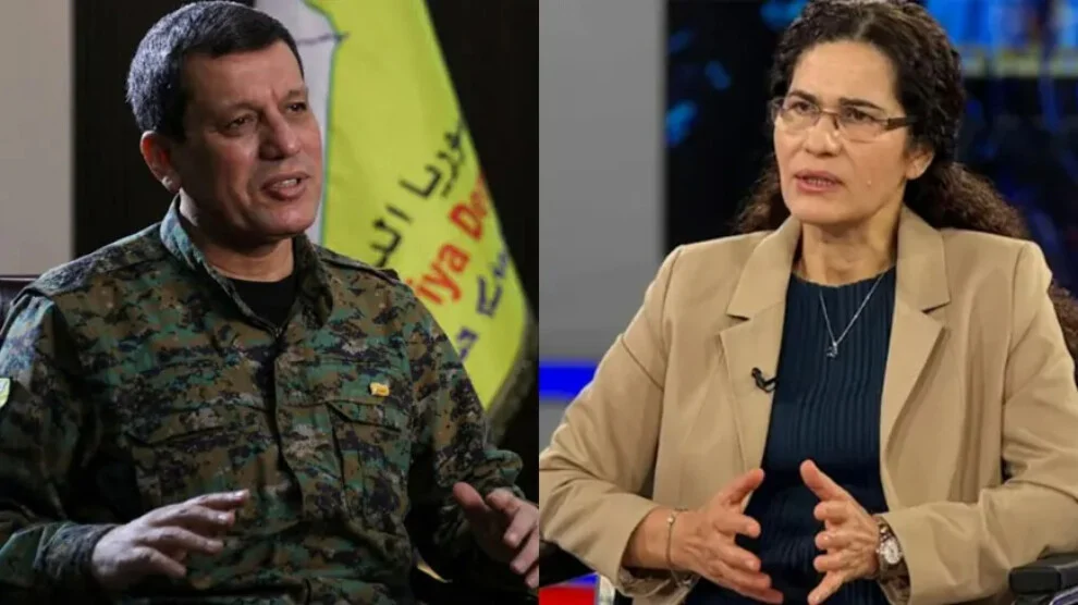 Mazlum Abdi ve İlham Ahmed Şam’a gidiyor