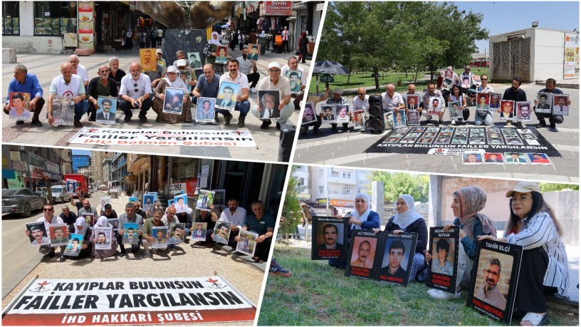 Kayıp yakınları bu hafta da meydanlardaydı: Beş kentte adalet talebi yükseldi